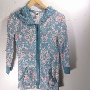 Free People Hooded Zip Jacket